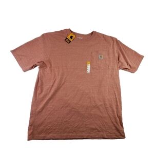 Carhartt Men's Rust T-Shirt XL Heavyweight